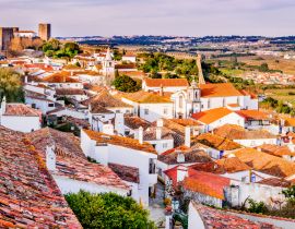 Lais Puzzle - Gemauerte Stadt Obidos in Portugal - 40, 100, 200, 500, 1.000 & 2.000 Teile