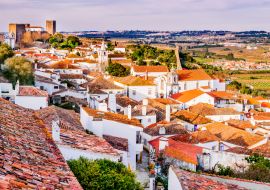 Lais Puzzle - Gemauerte Stadt Obidos in Portugal - 1.000 Teile
