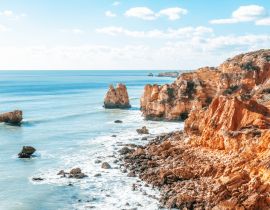 Lais Puzzle - Panorama von Praia da Marinha an der Südküste Portugals in der Algarve an einem sonnigen Tag - 40, 100, 200, 500, 1.000 & 2.000 Teile