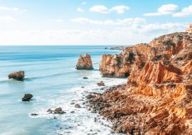 Lais Puzzle - Panorama von Praia da Marinha an der Südküste Portugals in der Algarve an einem sonnigen Tag - 1.000 Teile