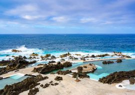 Lais Puzzle - Natürliche vulkanische Schwimmbäder bei Porto Moniz, Reiseziel für Urlaub, Madeira Insel, Portugal - 1.000 Teile