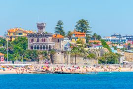 Lais Puzzle - Blick auf die Burg von Estoril in Portugal - 2.000 Teile