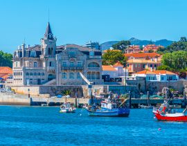 Lais Puzzle - Seixas Palast hinter dem Yachthafen in Cascais, Portugal - 40, 100, 200, 500, 1.000 & 2.000 Teile