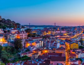 Lais Puzzle - Lissabon vom Aussichtspunkt Graca, Portugal - 40, 100, 200, 500, 1.000 & 2.000 Teile