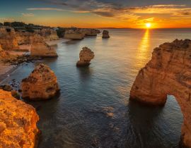 Lais Puzzle - Portugal, Algarve, Landschaft bei Praia da Marinha - 40, 100, 200, 500, 1.000 & 2.000 Teile