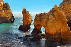 Lais Puzzle - Klippen an der Küste der Algarve in Faro Portugal - 2.000 Teile