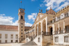 Lais Puzzle - Blick auf die alte Universität von Coimbra - 2.000 Teile