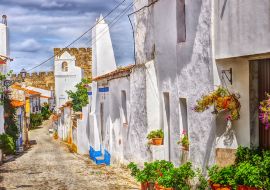 Lais Puzzle - Straße von Terena, altes Dorf im Süden von Portugal - 1.000 Teile
