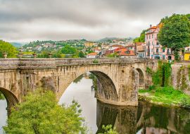 Lais Puzzle - Brücke São Goncalo Kirche Sao Domingos Amarante - Stadt portugiesischen Region Norte Tâmega Nebenfluss Douro Portugal - 1.000 Teile