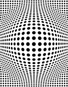 Lais Puzzle - nahtlosen Hintergrund mit optischer Täuschung einer Kugel - 40, 100, 200, 500, 1.000 & 2.000 Teile