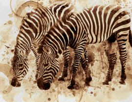 Lais Puzzle - Digital Art Kaffeefleck hechelnd - 40, 100, 200, 500, 1.000 & 2.000 Teile