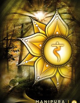 Lais Puzzle - Kunstwerk, Solarplexus-Chakra-Symbol (Manipura) - 40, 100, 200, 500, 1.000 & 2.000 Teile