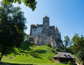 Lais Puzzle - Schloss Bran in Rumänien, Vlad Dracula Haus, Landschaft mit mittelalterlichem Turm - 40, 100, 200, 500, 1.000 & 2.000 Teile