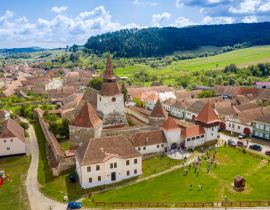 Lais Puzzle - Die größte Kirchenburg in Transsilvanien, Rumänien, die sächsische Kirchenburg Archita - 40, 100, 200, 500, 1.000 & 2.000 Teile