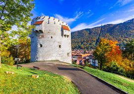 Lais Puzzle - Brasov, Weißer Turm, Siebenbürgen, Rumänien - 1.000 Teile