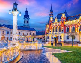 Lais Puzzle - Oradea, Rumänien - weihnachtlich geschmücktes Stadtzentrum, historische Crisana - 40, 100, 200, 500, 1.000 & 2.000 Teile