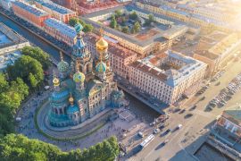 Lais Puzzle - Kirche des Erlösers auf vergossenem Blut im Sonnenlicht, St. Petersburg, Russland - 2.000 Teile