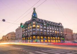 Lais Puzzle - Skyline der Altstadt von Sankt Petersburg bei Sonnenuntergang - 1.000 Teile