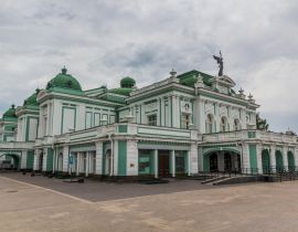 Lais Puzzle - Omskiy Akademicheskiy Teatr Dramy (Akademisches Dramatheater Omsk) in Omsk, Russland - 40, 100, 200, 500, 1.000 & 2.000 Teile