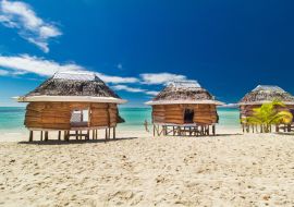 Lais Puzzle - Samoanischer Bungalow am Strand in Samoa savaii lano beach - 1.000 Teile