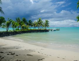 Lais Puzzle - Ruhiger Pazifischer Ozean von der idyllischen Insel Upolu in Samoa, Ozeanien - 40, 100, 200, 500, 1.000 & 2.000 Teile