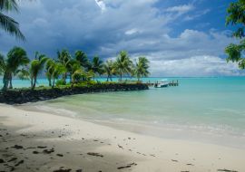 Lais Puzzle - Ruhiger Pazifischer Ozean von der idyllischen Insel Upolu in Samoa, Ozeanien - 1.000 Teile