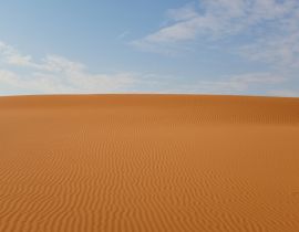 Lais Puzzle - Oranger Sand und blauer Himmel in der arabischen Wüste, Saudi-Arabien - 40, 100, 200, 500, 1.000 & 2.000 Teile
