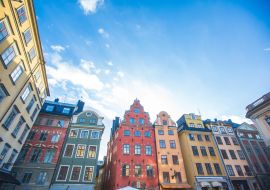 Lais Puzzle - Bunte Häuser in der Altstadt von Stockholm - 1.000 Teile