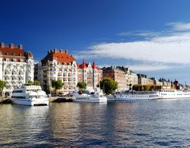 Lais Puzzle - Weite Sicht auf den Hafenteil von Stockholm. Schweden - 40, 100, 200, 500, 1.000 & 2.000 Teile