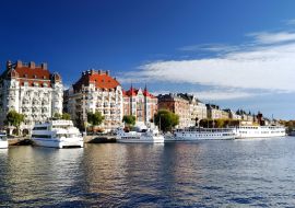 Lais Puzzle - Weite Sicht auf den Hafenteil von Stockholm. Schweden - 1.000 Teile