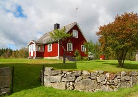 Lais Puzzle - Traditionelles rotes schwedisches Landhaus - 1.000 Teile