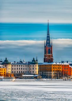 Lais Puzzle - Stockholm Gamla Stan Winterszene - 1.000 Teile