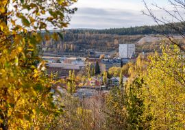 Lais Puzzle - Blick auf die Stadt Örnsköldsvik in Schweden - 1.000 Teile