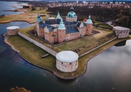 Lais Puzzle - Schloss Kalmar (Slott), gesehen in Småland, Schweden - 1.000 Teile