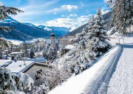 Lais Puzzle - Panorama-Wanderpass über Davos, Schweiz - 1.000 Teile