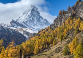 Lais Puzzle - Herbstpanorama des Matterhorns, Kanton Wallis, Schweiz - 1.000 Teile