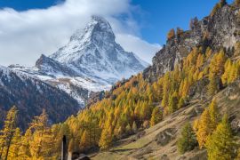 Lais Puzzle - Herbstpanorama des Matterhorns, Kanton Wallis, Schweiz - 2.000 Teile