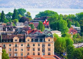 Lais Puzzle - Dächer im Stadtzentrum von Zürich Europa - 1.000 Teile