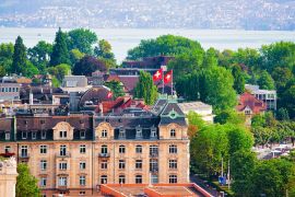 Lais Puzzle - Dächer im Stadtzentrum von Zürich Europa - 2.000 Teile