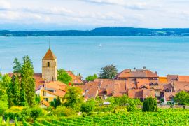 Lais Puzzle - Dorf Twann-Tüscherz am Bielersee bei Biel in der Schweiz - 2.000 Teile