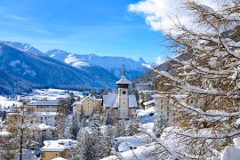 Lais Puzzle - Landschaft des Wintersportorts Davos, Schweiz - 2.000 Teile