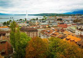 Lais Puzzle - Genf, Schweiz: Blick auf Stadt und See vom Turm der Kathedrale St. Peter aus - 1.000 Teile