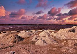 Lais Puzzle - Der Lac Rose im Senegal in der Kraterlandschaft - 1.000 Teile