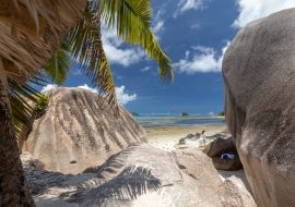 Lais Puzzle - Strand Anse Source D'Argent mit Granitfelsen und weißem Sand auf der Seychellen Insel La Digue - 1.000 Teile