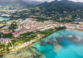 Lais Puzzle - Seychellen Perseverance Island Mahé Mahe Meer Ozean Luftbildansicht - 1.000 Teile