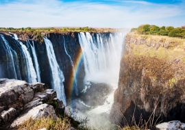 Lais Puzzle - Blick auf die Victoriafälle in Simbabwe, Afrika; Konzept für Reisen in Afrika - 1.000 Teile