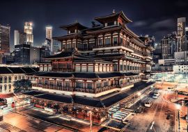 Lais Puzzle - Buddha Tooth Relic Temple und Museum in Chinatown, Singapur - 1.000 Teile