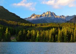 Lais Puzzle - Bergsee Strbske pleso im Nationalpark Hohe Tatra bei Sonnenuntergang, Slowakei, Europa - 1.000 Teile