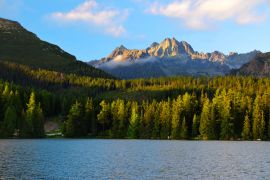 Lais Puzzle - Bergsee Strbske pleso im Nationalpark Hohe Tatra bei Sonnenuntergang, Slowakei, Europa - 2.000 Teile
