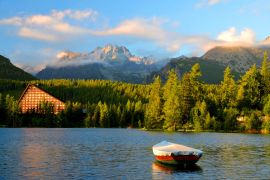 Lais Puzzle - Bergsee Strbske pleso im Nationalpark Hohe Tatra bei Sonnenuntergang, Slowakei, Europa - 2.000 Teile